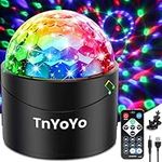 Disco Lights, Disco Ball 7 RGB Color with Remote, Disco Lights Sound Activated Party Lights, USB Powered Disco Ball Light for Parties, Birthday, Festival, Bar, Car, Wedding, Kids, Home