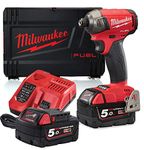 Milwaukee MILM18FQID5 FuelTM SurgeTM Hydraulic Impact Driver 18 Volt 2 x 5.0Ah M18FQID-502X