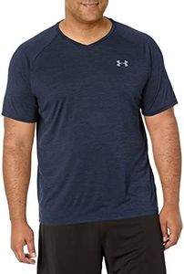 Under Armour Men's Tech 2.0 V-Neck Short-Sleeve T-Shirt, Academy Blue (408)/Steel, X-Large