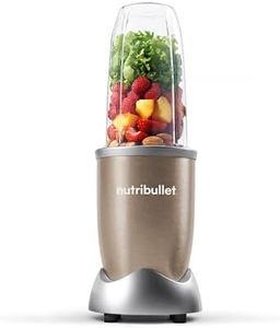 nutribullet Pro 900, Blender Électrique, Hachoir, Blender pour Smoothie, Multifonction, Puissance 900 Watts, NB904CP, Champagne