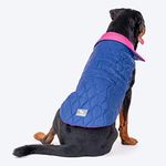 HUFT Cold Jackets for Dogs & Cats, Warm Winter Wear (Cosy Pupper Denim, 4XL)