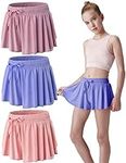 3 Pack Girls Flowy Shorts with Span