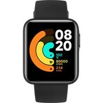 Xiaomi Mi Smart Watch Lite Black- 1.4 Inch Touch Screen, 5ATM Water Resistant, 9 Days Battery Life, GPS, 11 Sports Mode, Steps, Sleep and Heart Rate Monitor, Fitness Activity Tracker [Official UK]