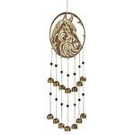 VP Home 28" H Rustic Horse Wind Chimes for Outside Unique Horse Windchimes for Outdoor Decoration Garden Decor Beautiful Rustic Animal Wind Chimes Gift for Women, Mom, Grandma, Unisex