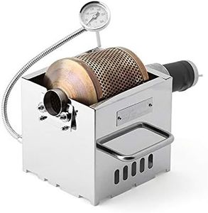 KALDI Mini Size (200~250g) Home Coffee Roaster Including Thermometer -Gas Burner Required (Motorize with Sampler & Hopper)