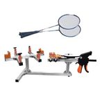 Tennis Racket Stringing Machine, 20-32LB Teon, Easy-to-Use Tabletop Design, Ideal for DIY Home and Professal Stringing, Efficient &
