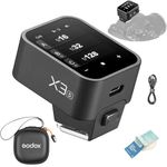 GODOX X3S X3-S Wireless Flash Trigger for Sony Camera, OLED Touch Screen Rechargeable Trigger, TTL HSS 1/8000s, 2.4GHz Wireless X System, TCM Conversion Function