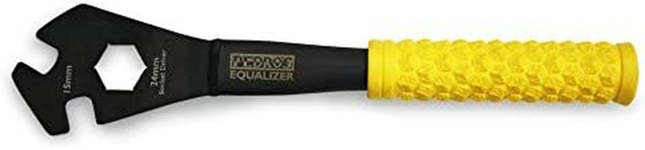 Pedro's Unisex's Equalizer PRO Pedal Wrench II-15MM, Black/Yellow, 15mm