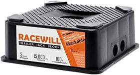 Racewill Trailer Jack Block: RV Camper Stabilizer Blocks for Travel Trailer, Up to 15,000 lbs, Use for Any Tongue Jack, Post, Foot, 5th Wheels, stabilizer (Round or Square) or Scissor Stabilizer