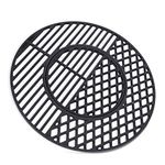 X Home 8835 Cast Iron Grill Grate Replacement Gourmet BBQ System for Weber 22 Inch Kettle, Performer & Charcoal Grills, 21.5 Inch