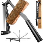 Voltstorm Kindling Splitter for Wood, Wall Mounted Wood Splitter Portable Heavy Duty Firewood Splitter for Camping, Household, Indoors & Outdoor