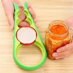 Cpixen Premium Easy Grip Jar Opener Fits Most Jar Sizes Supporting Those with Limited Hand Movement with Extra Leverage for Easy Opening (Blue)
