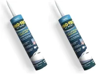 Camco Self-Leveling RV Roof Sealant | Creates a Strong Seal Along Your RV's Roof Edges, Vent Pipes & Air Vents | Easy to Apply | for Horizontal Applications (41464), White (Pack of 2)