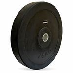 LEEWAY Rubber Weight Plate Set 31 mm Dia (7.5kg X 2); Gym Weight Plates; Spare Rubber Weight; Home Gym Set; Gym Weight; (Packed in Pair) with 31 mm Diameter (7.5kg Pair)