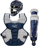 Rawlings | Velo 2.0 Baseball Catcher's Set | NOCSAE Certified | Adult 15+ | Navy/White