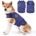 Kodervo Dog Anxiety Jacket, Skin-Friendly Dog Calming Shirt - Dog Coat for Thunder, Fireworks, Vet Visits and Separation - Keep Pet Calm Without Medicine & Training, Anti Anxiety Vest for Dogs