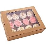 Tcoivs 6-Set Cupcake Boxes Hold 12 
