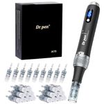 Dr.pen M7S Microneedling Pen, 2025 Dr.pen's Latest Model, Anti-Wrinkles and Scars, Dr.pen Microneedling with 27Pcs Cartridges(9 Types), Professional Microneedling for Face/Body/Hair Growth, Black