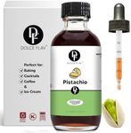 Dolce Flav Pistachio Extract - 2 Ounce Water-Soluble Multipurpose Flavoring Ideal for Baked Goods, Beverages, Coffee, Desserts & Ice Cream - Perfect Kitchen Gift for Holidays