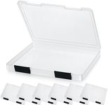 PerKoop 6 Pcs Clear A4 File Box Doc