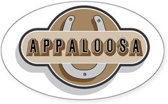 CafePress Appaloosa Horse Oval Stic