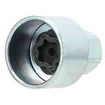Anti Theft Lugnut Socket, Wheel Lock Key Anti Theft Lugnut Socket Replacement for 1 3 5 6 7Series X1 X2 X3 X4 X5 X6 Z4 (055)