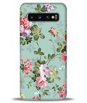 Silence Printed Colourful Flower Print Designer Mobile Phone Case Cover for Samsung Galaxy S10 -Protective Smartphone Cover