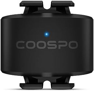 COOSPO Bike Cadence Sensor BK9C, Bluetooth 5.0 ANT+ Cycling Cadence Bicycle RPM Sensor,IP67 Waterproof & 300H Battery, Compatible with Rouvy/Zwift/Peloton/Wahoo APP/GPS Bike Computers