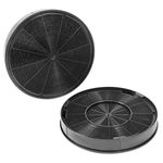 SPARES2GO Type EFF62 Charcoal Carbon Filters For Electrolux Cooker Hood Vent (200 x 30 mm, Pack of 2)