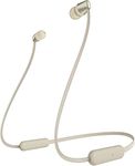 Sony WI-C310 Bluetooth Wireless In-Ear Headphones with Mic, up to 15h battery life, Gold