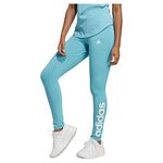 adidas Women Cotton W Lin Tig Sports Skinny Fit Tights Blue (S)