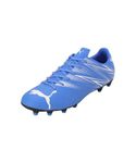 PUMA Men's ATTACANTO FG/AG Soccer Shoe, BLUEMAZING White, 8.5 UK