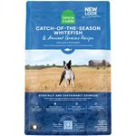 Open Farm Catch-of-The-Season Whitefish & Ancient Grains Dry Dog Food, Wild-Caught Whitefish Recipe with Wholesome Grains and No Artificial Flavors or Preservatives, 11 lbs