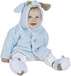 Bearington Baby Waggles Blue Puppy Hooded Coat (12-24 Months)