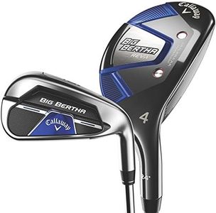 Callaway Big Bertha REVA Women's Combo Iron Set (Set of 8 Clubs: 4H, 5H, 6IR - PW, AW, Right , Graphite , Ladies)