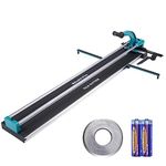 VEVOR Manual Tile Cutter, 1200mm, Porcelain Ceramic Tile Cutter with Tungsten Carbide Cutting Wheel, Infrared Positioning, Anti-Skid Feet, Double Rails for Professional Installers or Beginners