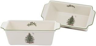 Spode Christmas Tree Loaf Pan (Set 