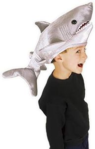 elope Kid's Shark Plush Hat Standard Gray