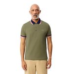 Lacoste Men's Regular Fit Polo Shirt (PH3461_Kaki_BMY 05)