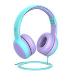 gorsun Kids Headphones with Limited Volume, Children Headphone Over Ear, Kids Headphones for Boys and Girls, Wired Headset for Children