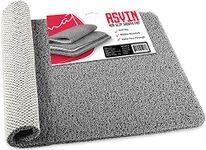 Asvin Soft Textured Anti Slip Bath & Shower Mat for Inside Shower & Wet Areas (40x60cm Grey) Phthalate Free Rubber Loofah Bathroom Mats for Slippery Surfaces, Quick Dry Antibacterial & Mould Resistant