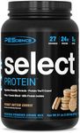 PEScience Select Protein, Peanut Butter Cookie, 27 Servings, Premium Whey and Casein Blend, 31 oz