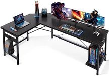 Coleshome 66" L Shaped Gaming Desk,