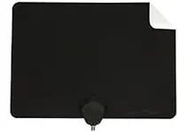 Channel Master Flatenna Ultra-Thin Indoor TV Antenna 35 Mile Range - Dual Sided Black or White - CM-4001HDBW