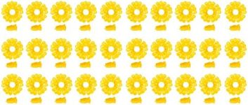 30 Set Hummingbird, Hanging Bird Feeding Ports Star Shaped Flexible Feeder Flowers Perky Replacement Hummingbird Replacement Parts Garden SuppliesYellow (Yellow)