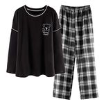 GOSO Girls Pyjamas Set Cute Kids Pjs Pajama Sleepwear Tops and Long Pants Nightwear Children Outfit 8 9 10 11 12 13 14 Years