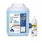 VMS Ultrason/Physiotherapy Ultrasound Gel 5 Litre Jar (Blue) with free 250 ml ultrasound gel