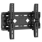 SJBRWN Tilt TV Wall Mount for Most 37-65 Inch LED LCD OLED Plasma Flat Curved TVs Max VESA 400x400mm Weight up to 132lbs Adjustable Angle TV Wall Monitor Universal