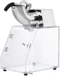 Shaved Ice Machine, 350W Ice Crusher with Stainless Steel Dual Blades, 440 LBS/H Commercial Snow Cone Maker for Family, Restaurants, Bars