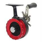 Frabill Straight Line 261 Ice Fishing Reel in Clamshell Pack, Black